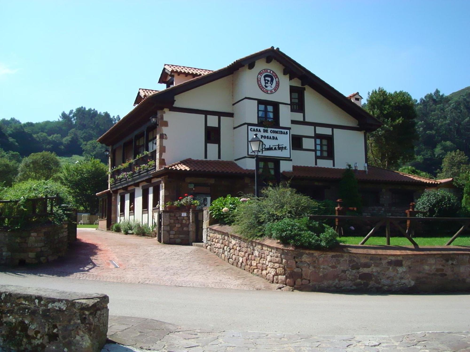 Posada Restaurante Prada A Tope Treceno Bagian luar foto